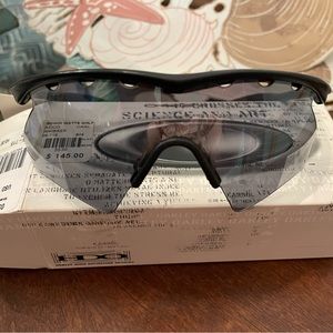 Oakley Sunglasses with inter changeable lenses. Whisker Black with Black Irid